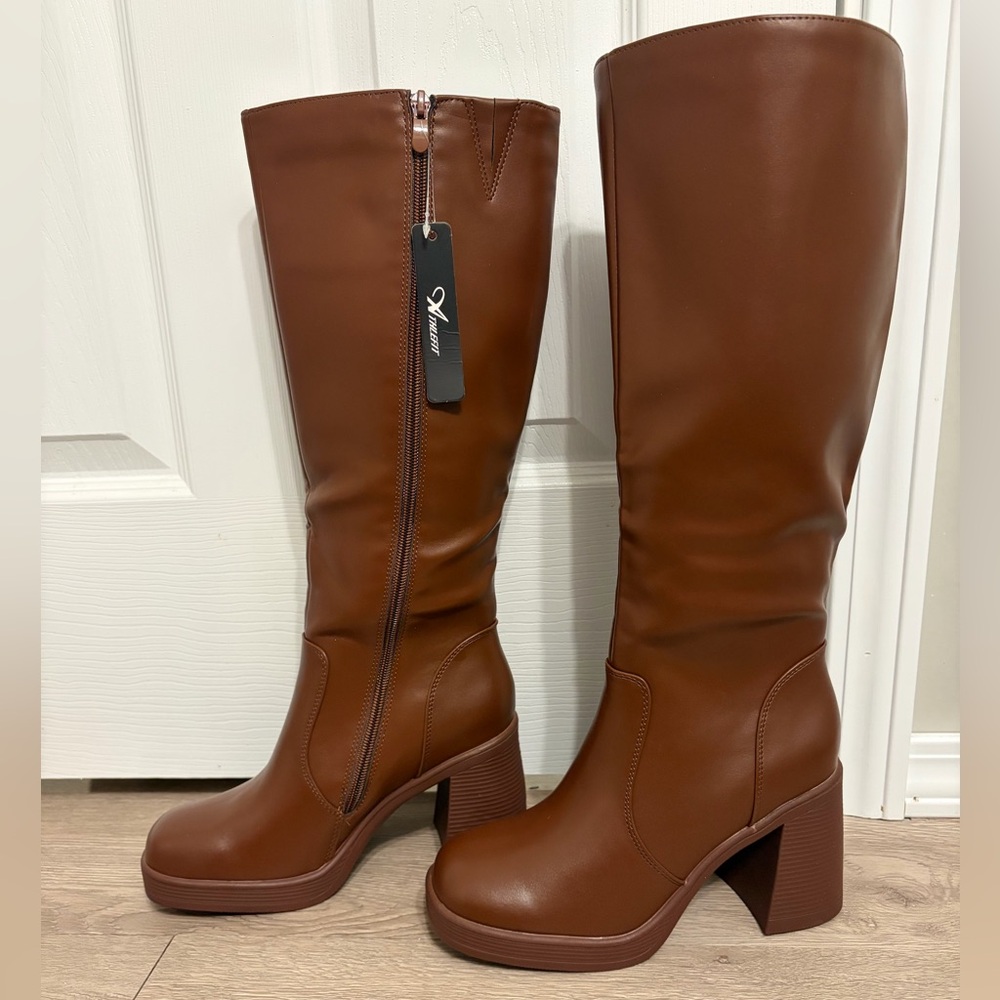 Brown Knee High Boots